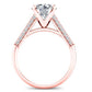 Iberis Round Diamond Engagement Ring (Lab Grown Igi Cert) rosegold
