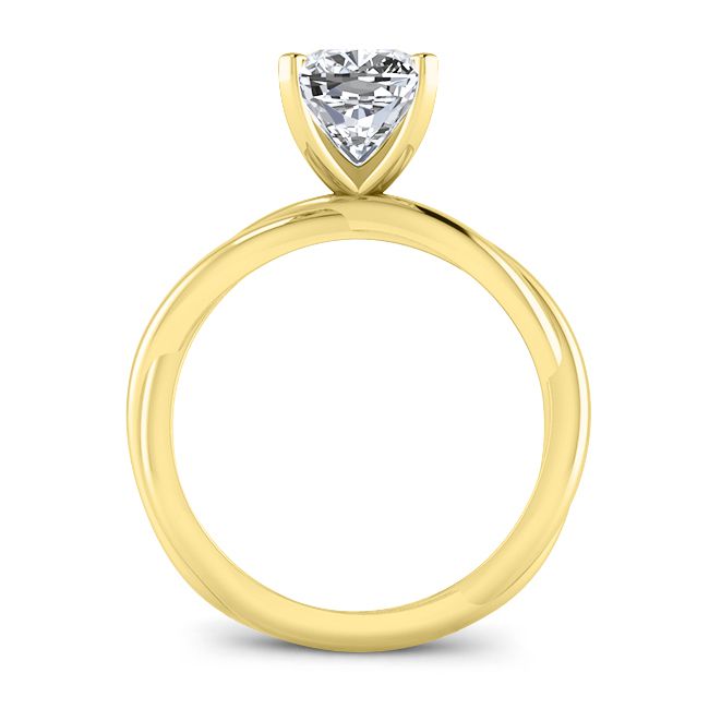 Baneberry Cushion Diamond Engagement Ring (Lab Grown Igi Cert) yellowgold