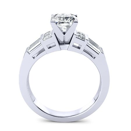 Bluebell Cushion Diamond Engagement Ring (Lab Grown Igi Cert) whitegold