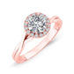 Larkspur Moissanite Matching Band Only (engagement Ring Not Included) For Ring With Round Center rosegold