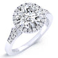Kalmia Diamond Matching Band Only (engagement Ring Not Included) For Ring With Round Center whitegold