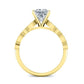 Marigold Princess Diamond Engagement Ring (Lab Grown Igi Cert) yellowgold