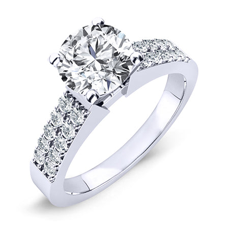 Malva Round Diamond Bridal Set (Lab Grown Igi Cert) whitegold