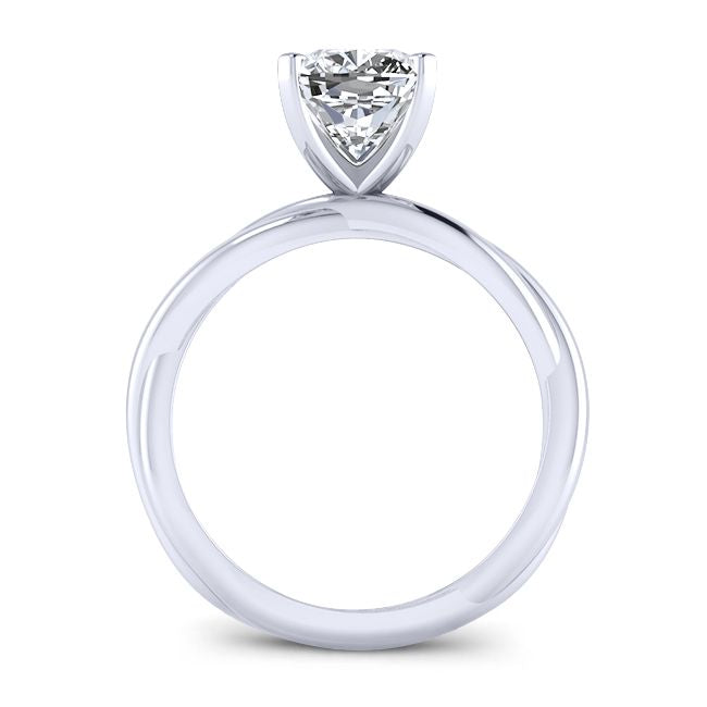Baneberry Cushion Diamond Engagement Ring (Lab Grown Igi Cert) whitegold