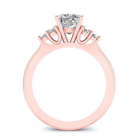 Alyssa Cushion Diamond Engagement Ring (Lab Grown Igi Cert) rosegold