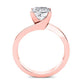 Zinnia Princess Diamond Engagement Ring (Lab Grown Igi Cert) rosegold