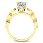 Sophora Princess Diamond Engagement Ring (Lab Grown Igi Cert) yellowgold