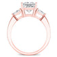 Snowdonia Princess Diamond Engagement Ring (Lab Grown Igi Cert) rosegold