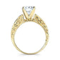 Verbena Round Diamond Engagement Ring (Lab Grown Igi Cert) yellowgold