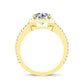 Freesia Princess Diamond Engagement Ring (Lab Grown Igi Cert) yellowgold