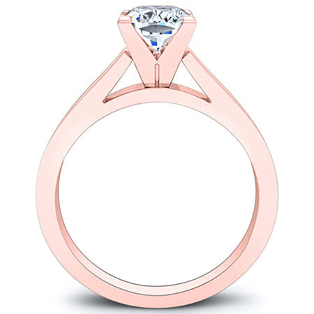 Snowdrop Cushion Diamond Engagement Ring (Lab Grown Igi Cert) rosegold