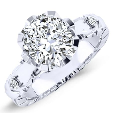 Arbor Cushion Diamond Bridal Set (Lab Grown Igi Cert) whitegold