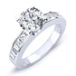 Ayana Diamond Matching Band Only (engagement Ring Not Included) For Ring With Round Center whitegold