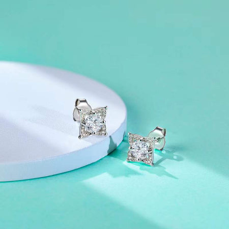 Scarlett Diamond Earrings (Clarity Enhanced) whitegold