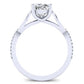 Pavonia Cushion Diamond Engagement Ring (Lab Grown Igi Cert) whitegold