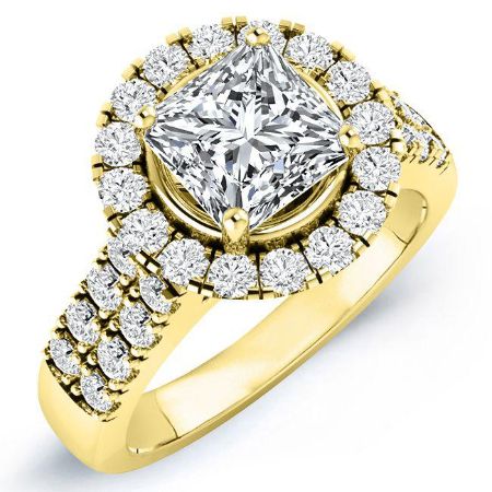 Velvet Princess Diamond Bridal Set (Lab Grown Igi Cert) yellowgold