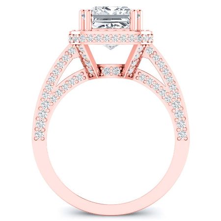 Buttercup Princess Diamond Engagement Ring (Lab Grown Igi Cert) rosegold