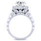 Rosanna Round Diamond Engagement Ring (Lab Grown Igi Cert) whitegold