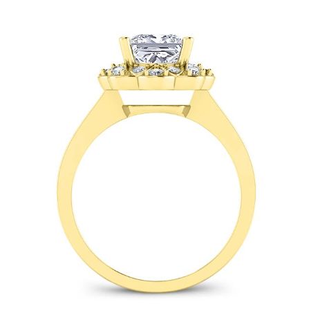Coralbells Princess Diamond Engagement Ring (Lab Grown Igi Cert) yellowgold