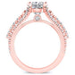 Sireli Princess Diamond Engagement Ring (Lab Grown Igi Cert) rosegold