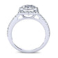 Mallow Princess Diamond Engagement Ring (Lab Grown Igi Cert) whitegold