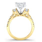 Primrose Princess Diamond Engagement Ring (Lab Grown Igi Cert) yellowgold