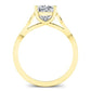 Nolina Cushion Diamond Engagement Ring (Lab Grown Igi Cert) yellowgold