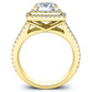 Flora Princess Diamond Engagement Ring (Lab Grown Igi Cert) yellowgold
