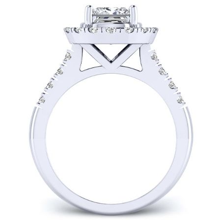 Velvet Princess Diamond Engagement Ring (Lab Grown Igi Cert) whitegold