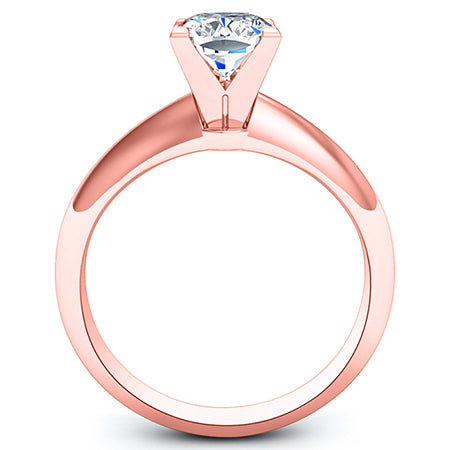 Senna Cushion Moissanite Engagement Ring rosegold