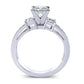 Hazel Cushion Diamond Engagement Ring (Lab Grown Igi Cert) whitegold