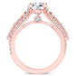 Sireli Round Diamond Engagement Ring (Lab Grown Igi Cert) rosegold