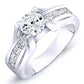 Ilima Diamond Matching Band Only (engagement Ring Not Included) For Ring With Round Center whitegold