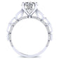Peregrine Round Diamond Engagement Ring (Lab Grown Igi Cert) whitegold