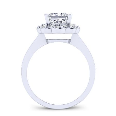 Coralbells Princess Diamond Engagement Ring (Lab Grown Igi Cert) whitegold