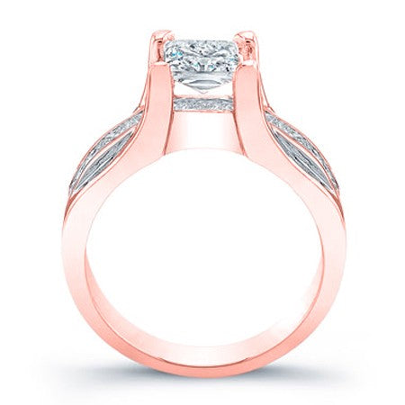 Ilima Princess Diamond Engagement Ring (Lab Grown Igi Cert) rosegold