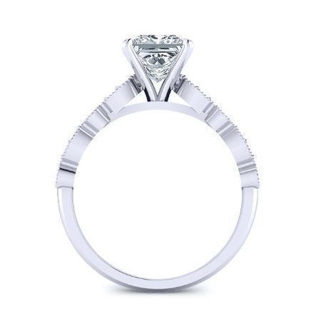 Marigold Princess Diamond Engagement Ring (Lab Grown Igi Cert) whitegold
