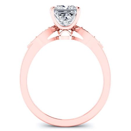 Mulberry Princess Diamond Engagement Ring (Lab Grown Igi Cert) rosegold