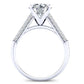Iberis Round Diamond Engagement Ring (Lab Grown Igi Cert) whitegold