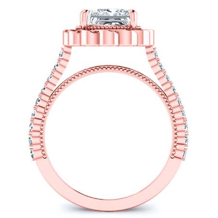 Ruellia Princess Diamond Engagement Ring (Lab Grown Igi Cert) rosegold