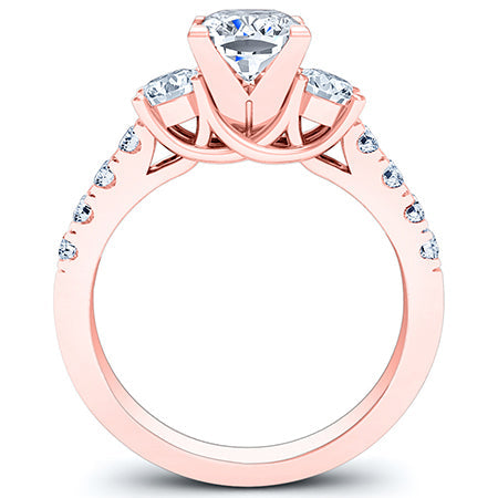 Primrose Cushion Diamond Engagement Ring (Lab Grown Igi Cert) rosegold