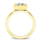 Aspen Round Diamond Engagement Ring (Lab Grown Igi Cert) yellowgold