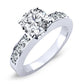 Eliza Diamond Matching Band Only (engagement Ring Not Included) For Ring With Round Center whitegold