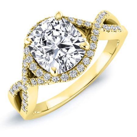 Dianella Cushion Diamond Bridal Set (Lab Grown Igi Cert) yellowgold