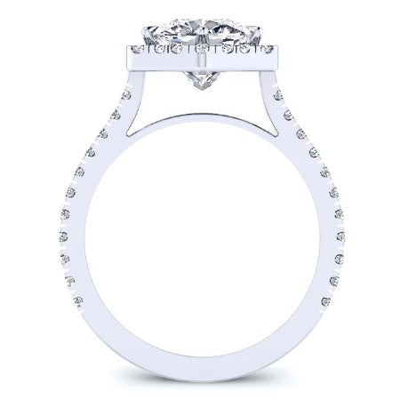 Cypress Cushion Diamond Engagement Ring (Lab Grown Igi Cert) whitegold