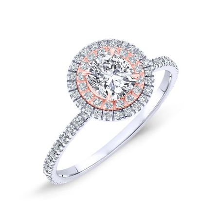 Juniper Cushion Diamond Bridal Set (Lab Grown Igi Cert) whitegold