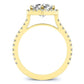 Cypress Round Diamond Engagement Ring (Lab Grown Igi Cert) yellowgold