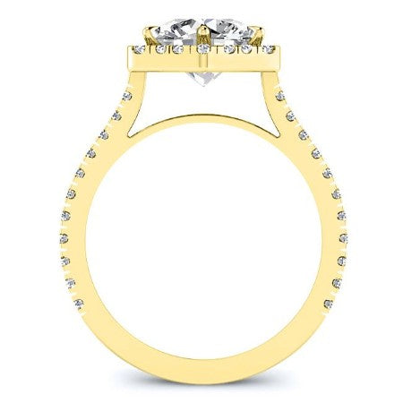Cypress Round Diamond Engagement Ring (Lab Grown Igi Cert) yellowgold