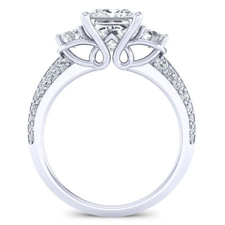 Thistle Princess Diamond Bridal Set (Lab Grown Igi Cert) whitegold