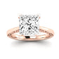 Astilbe Diamond Matching Band Only (does Not Include Engagement Ring) For Ring With Princess Center rosegold